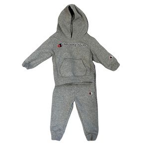 Gray champion sweatsuit size 12 months